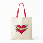Lauren - Custom Heart Tattoo T-shirts &amp; Gifts Tote Bags