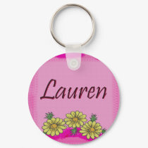Lauren Daisy Keychain