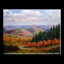 Laurentian Mountains, Quebec posters