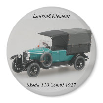 Laurin&Klement Skoda 110 Combi 1927 Magnet by kijjo7 Laurin&Klement Skoda 110 Combi 1927 Magnet