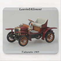 Laurin&Klement Voiturette 1905 Mousepad by kijjo7 Laurin&Klement Voiturette 1905 Mousepad
