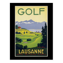 Lausanne Golf Post Card