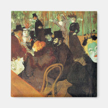 Lautrec: At the Moulin,Rouge Fridge Magnets