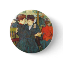 Lautrec at the two women waltzing buttons by vintage_poster Lautrec at the two women waltzing buttons