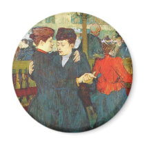 Lautrec at the two women waltzing magnets by vintage_poster Lautrec at the two women waltzing magnets