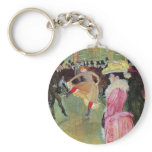 Lautrec - Dance At The Moulin Rouge Key Chains
