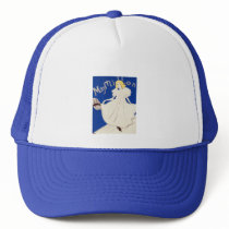 Lautrec Tennis Cap: French Vintage Art hats by VintageCabaret Lautrec Tennis Cap: French Vintage Art hats
