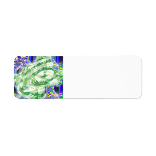 lava dreams nuclear abstract art return address label
