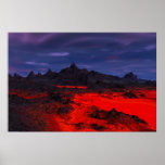 LAVA FIELDS THREE PRINT