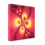 lava fire fractal design stretched canvas prints
