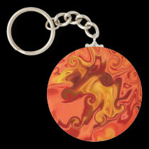 Lava Keychain
