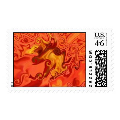 Lava Postage Stamp by ArtbyMelzy