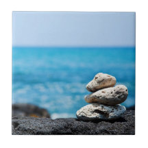 Lava Rock Coral Hawaii Ocean Tropical Beach Tiles