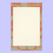 Lava Rust Border Stationery stationery
