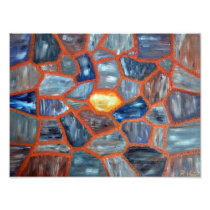 Lava Stone Art Photo