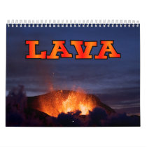 Lava Volcano Wall Calendar calendars