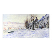 Lavacourt Under Snow Photo Cards