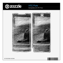 Lavadero en la línea de Jorte Seurat Calcomanía Para El HTC Pure