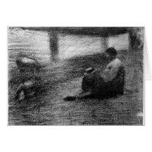 Lavadero en la línea de Jorte Seurat Tarjetón