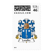 Lavallee Family Crest postage