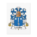 Lavallee Family Crest postcards by coatsofarms Lavallee Family Crest postcards