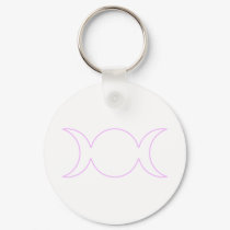 Lavander Triple Goddess Outline keychains by triplegoddess Lavander Triple Goddess Outline keychains