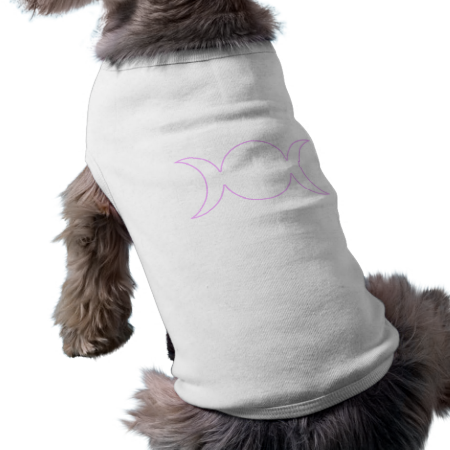 Lavander Triple Goddess Outline Pet Clothes Lavander Triple Goddess Outline Pet Clothes