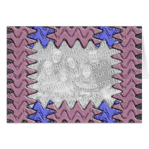 Lavendar and Blue Photo Frame cards by DonnaGrayson Lavendar and Blue Photo Frame cards