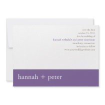 Lavendar Banner :: Save the Date Announcement invitations by CSWedding Lavendar Banner :: Save the Date Announcement invitations