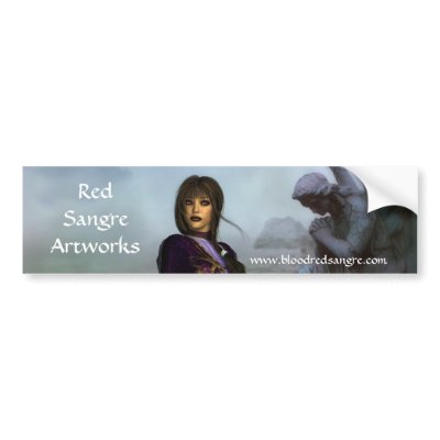 Lavendar Bumper sticker by RedSangre