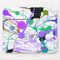 Lavendar Carousell Mouse Pad