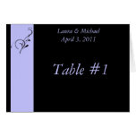 Lavendar Elegance Table/Tent Cards