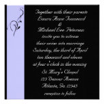 Lavendar Elegance Wedding Invitations