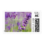Lavendar • July Wedding Stamp