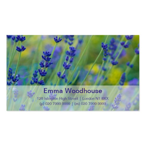 Lavendar | Lavendel Business Card Templates