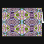 Lavendar Lilac Diamonds Card
