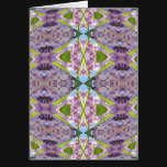 Lavendar Lilac Diamonds Greeting Card