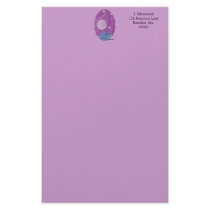 Lavendar Moon Customized Stationery