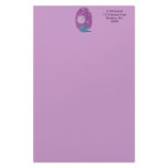 Lavendar Moon stationery