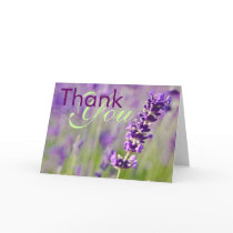 Lavendar • Thank You Card by SabineStGreetings Lavendar • Thank You Card