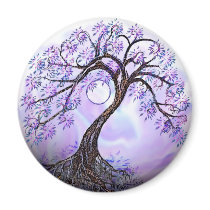 Lavendar Tree of Life magnets