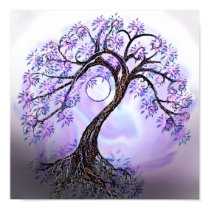 Lavendar Tree of Life Poster posters