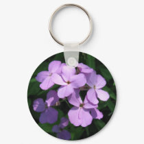 Lavendar Wildflower Keychain