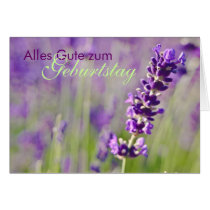 Lavendel • Geburtstagskarte cards