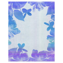 Lavender and Blue Floral Border flyers by naturetees Lavender and Blue Floral Border flyers