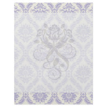 lavender and cream lovely damask full color flyer