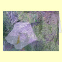 Lavender and Lily Greeting Card cards