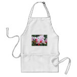 Lavender and Orange Phalenopsis Orchids Aprons