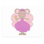 Lavender and Pink Mouse Fairy Postcards