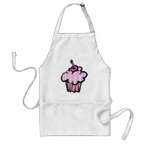 lavender and pink stripes cupcake aprons